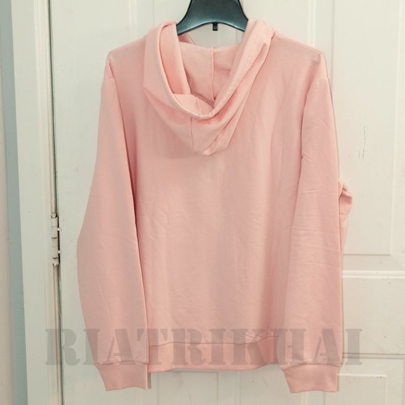 Pink NWT Eddie Bauer Ladies' Full Zip Hoodie - Picture 4 of 5